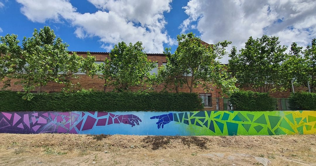 Arte mural en el I.E.S. Valmayor (Valdemorillo)