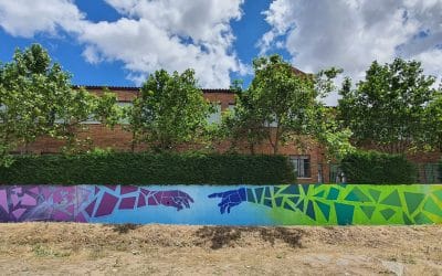 Arte mural en el I.E.S. Valmayor (Valdemorillo)