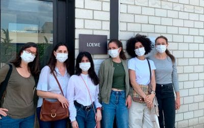 Visita de los alumnos de Complementos en Cuero a LOEWE