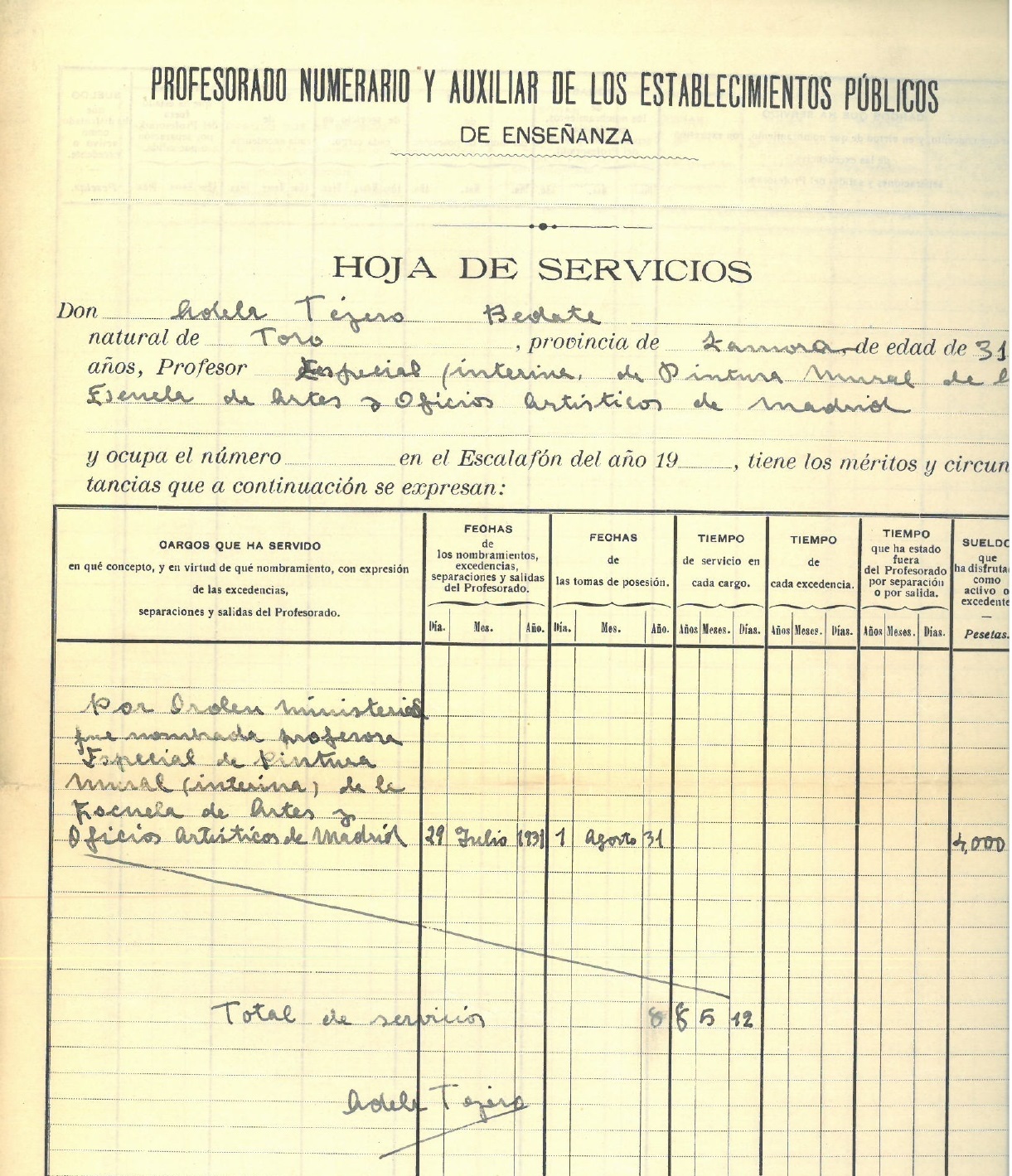 Delhy Tejero 1931