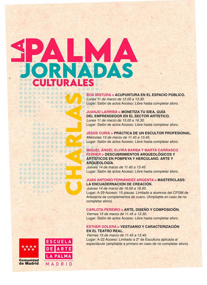 La Palma Jornadas culturales CHARLAS